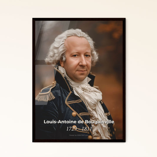 Stunning Portrait of Louis-Antoine de Bougainville: Legendary French Admiral & Explorer - High-Quality Art Print for Elegant Interiors