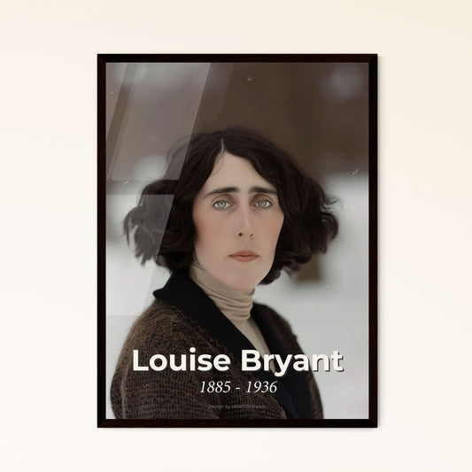 Timeless Portrait of Louise Bryant (1885-1936): Pioneer Journalist & Revolutionary Voice - Premium Art Print for Home Decor