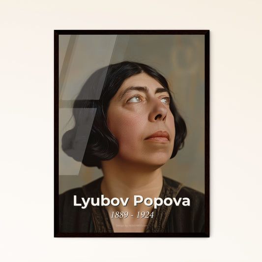 Lyubov Popova: Iconic Avant-Garde Portrait - Stunning Print for Home Decor, Framed or Aluminum - A Timeless Tribute to Russian Art
