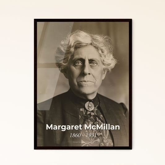 Margaret McMillan: Visionary Educator & Pioneer of Nursery Education - High-Quality Print with Rustic Elegance & Cinematic Charm