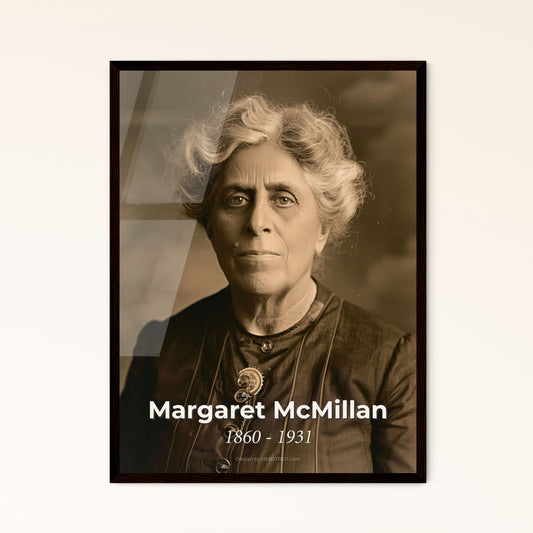 Margaret McMillan: Visionary Educator & Nursery Pioneer - Timeless Art Print in High-Quality Styles for Elegant Home Decor