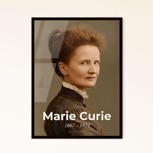 Timeless Tribute to Marie Curie: Icon of Science - Pioneering Physicist, Two-Time Nobel Laureate - Captured in Cinematic Elegance