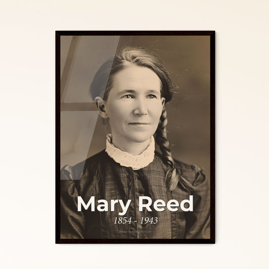 Mary Reed, 1854-1943: Inspiring Portrait of the American Missionary Championing Leprosy Care in India - Art for Your Home Decor