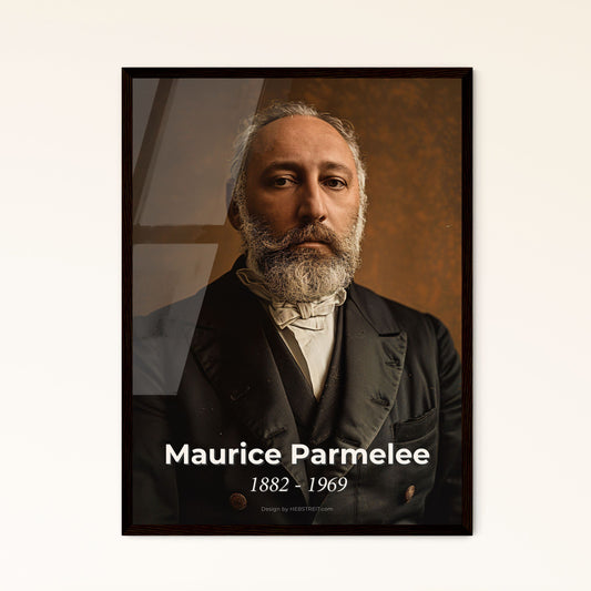 Timeless Tribute: Maurice Parmelee, Pioneering American Criminologist - Captivating Ultra-Realistic Portrait for Any Space