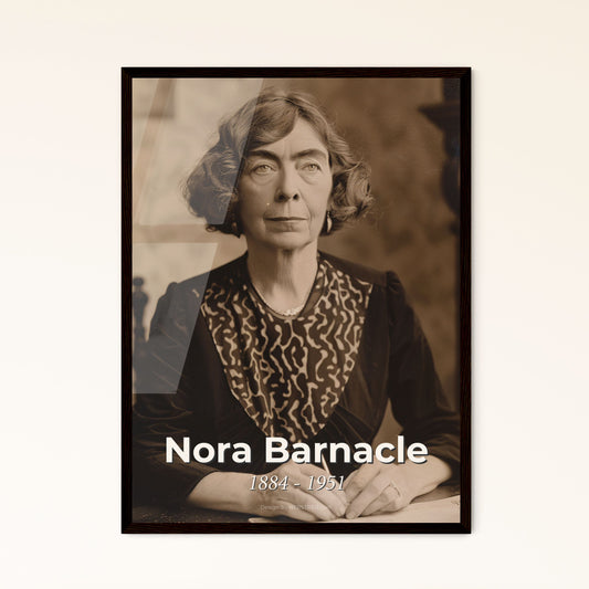 Timeless Elegance: Nora Barnacle, 1884-1951 – A Passionate Muse of James Joyce Captured in Cinematic Ultrarealism
