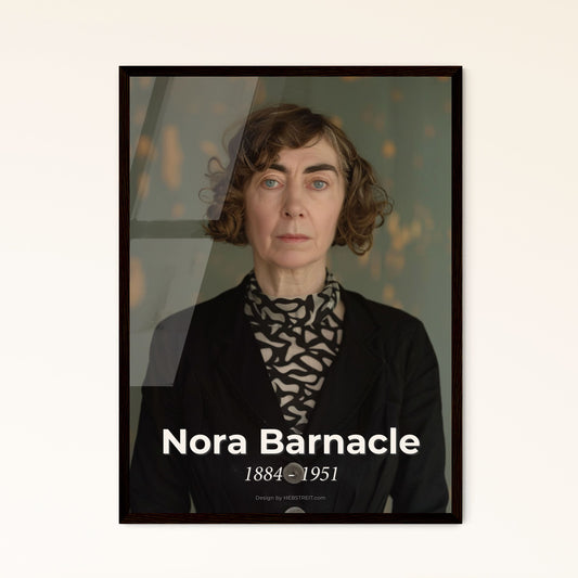 Nora Barnacle: The Muse of Modernism - A Stunning Portrait of Passion and Authenticity, Perfect for Home Decor & Gifting.