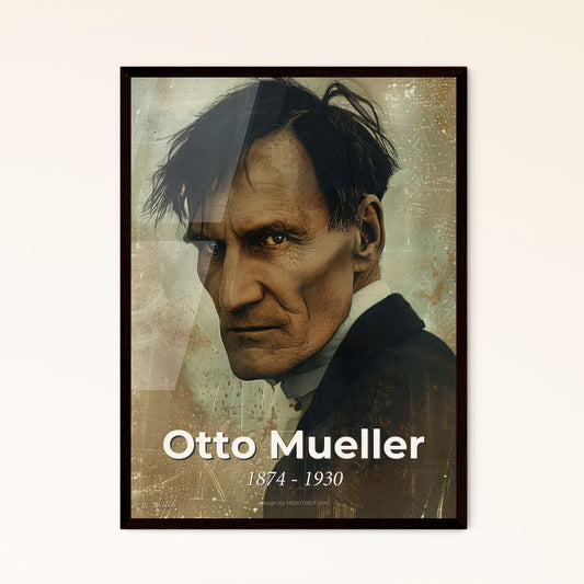Otto Mueller: Timeless Portrait of the Romani Spirit - High-Quality Print in Rustic Elegance, Perfect for Home Decor & Gifting