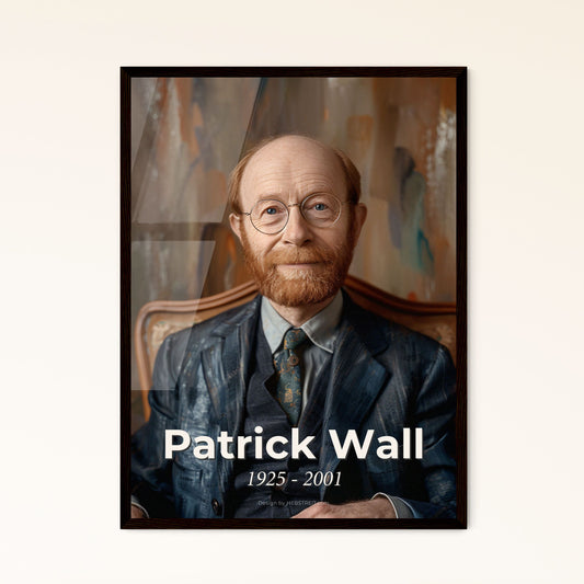 Timeless Tribute: Patrick Wall - Pioneer of Pain Research, 1925-2001 - Stunning Cinematic Print for Home Decor & Gifting