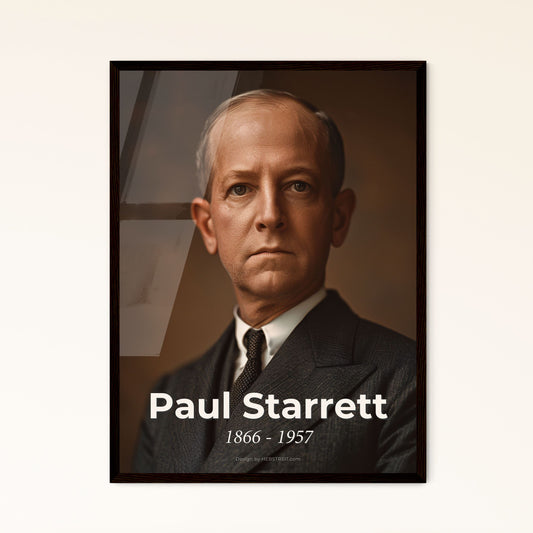 Paul Starrett: Visionary Builder of Iconic Landmarks - Exquisite Print in Rustic Elegance for Home Decor & Timeless Gift-Giving