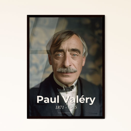 Elegant Portrait of Paul Valéry (1871-1945) – Iconic French Poet in Timeless Sepia - Perfect Gift & Home Decor Accent