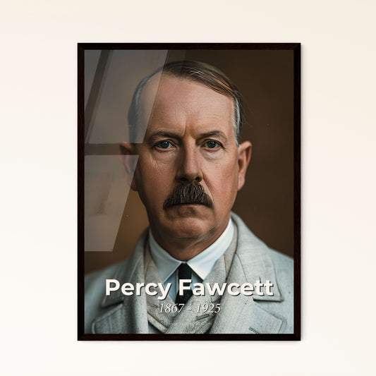 Timeless Explorer: Portrait of Percy Fawcett, 1867-1925 - Enigmatic British Adventurer, Perfect for Home Decor & Gifting