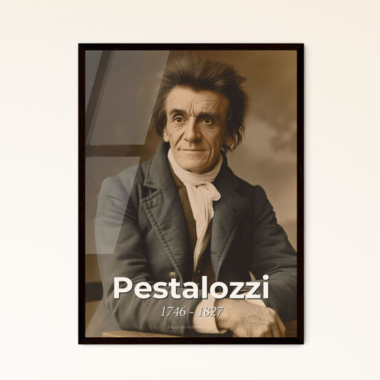 Timeless Portrait of Johann Heinrich Pestalozzi: A Celebration of Holistic Education - Stunning Art Print for Inspired Interiors