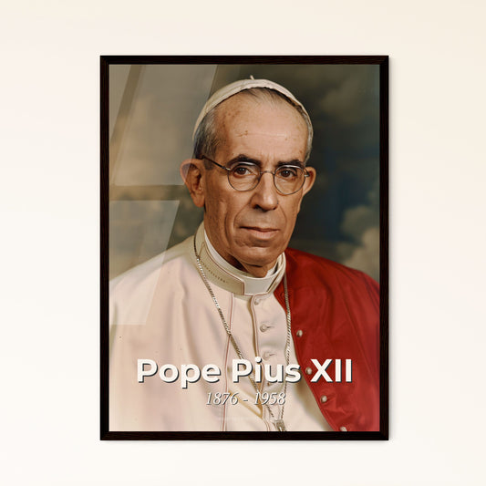 Timeless Portrait of Pope Pius XII: A Compelling Tribute to Leadership and Controversy - Artful Print for Home Décor