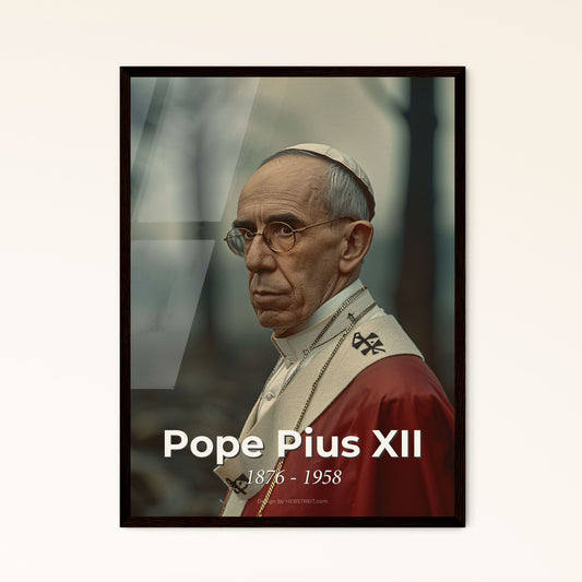 Timeless Portrait of Pope Pius XII (1876-1958): A Cinematic Tribute to Leadership and Controversy in WWII - Elegant Home Decor