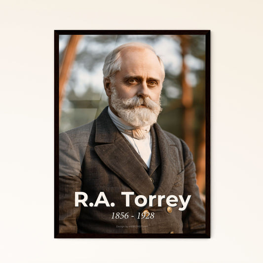 R.A. Torrey: A Timeless Portrait of Evangelical Influence - High-Quality Art Print for Home Decor & Inspirational Gifts