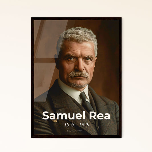 Timeless Legacy: Samuel Rea, Visionary Railroad Executive - Elegant Portrait Print for Home Decor & Gifts