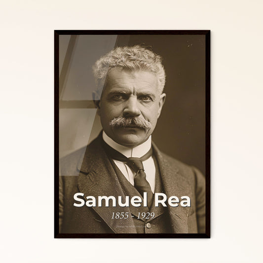 Timeless Portrait of Samuel Rea (1855-1929) - Visionary Railway Executive - Iconic Print for Home Decor & Gift Giving