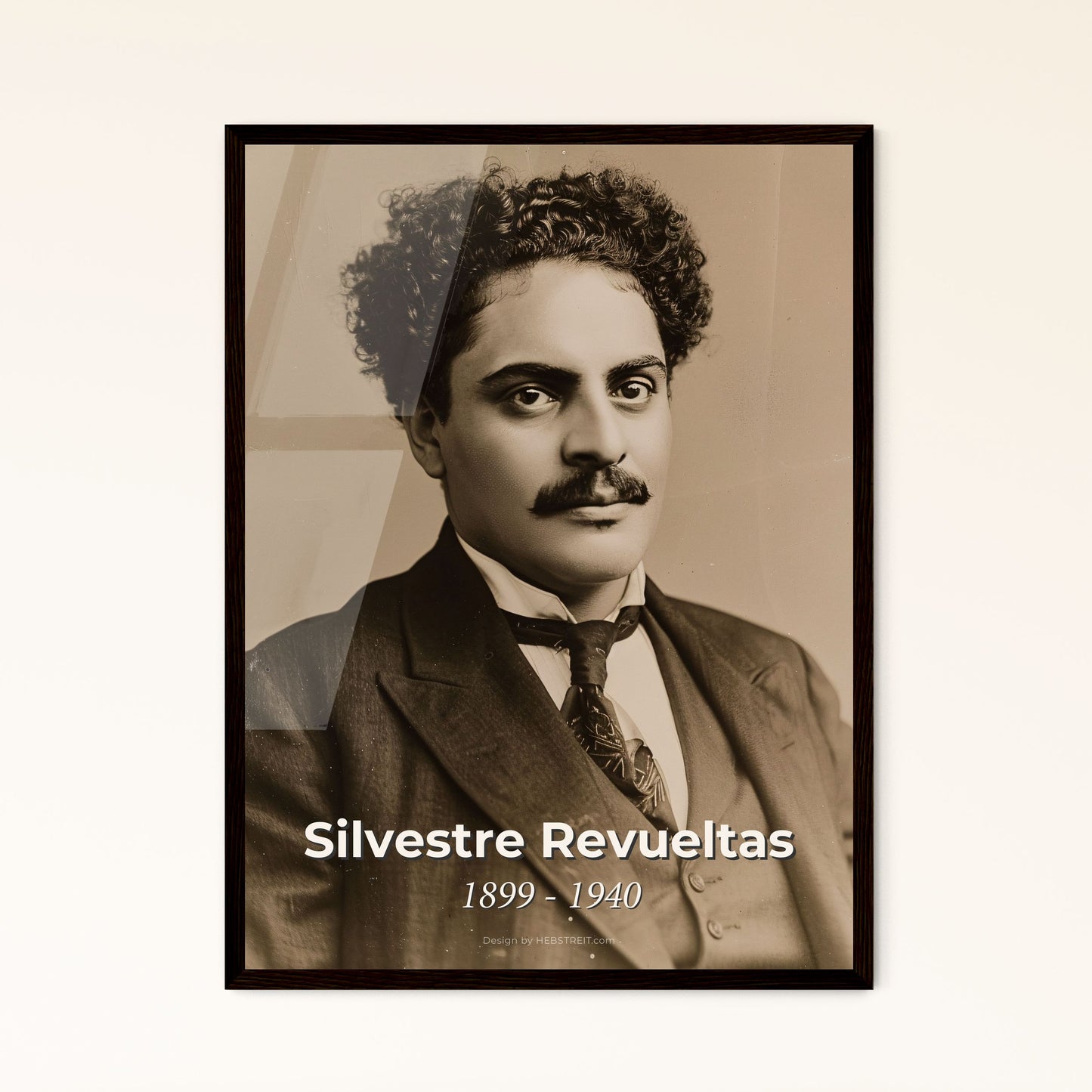 Silvestre Revueltas: An Exquisite Ultrarealistic Tribute to the Iconic Mexican Composer - Perfect for Home Decor & Gifts