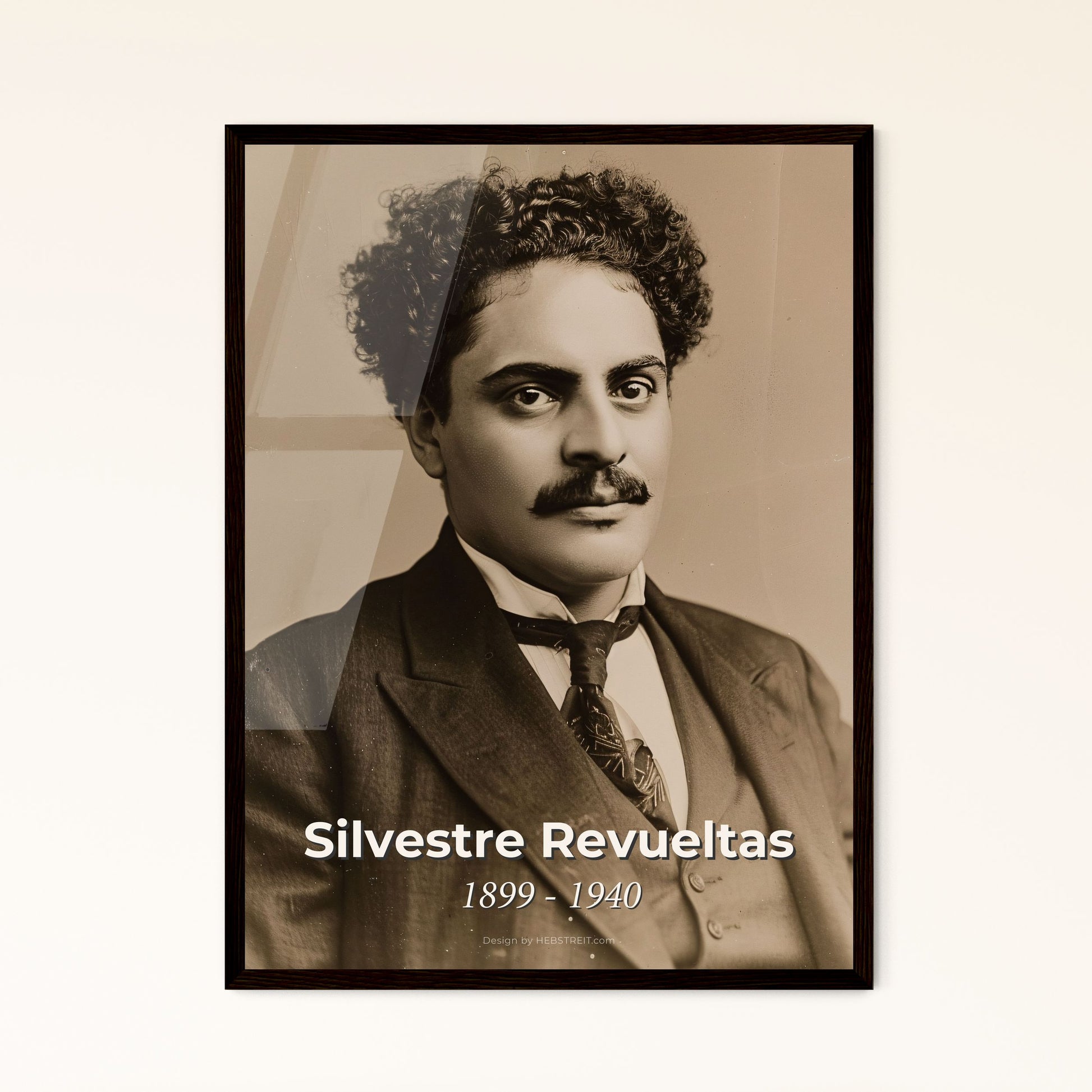 Silvestre Revueltas: An Exquisite Ultrarealistic Tribute to the Iconic Mexican Composer - Perfect for Home Decor & Gifts