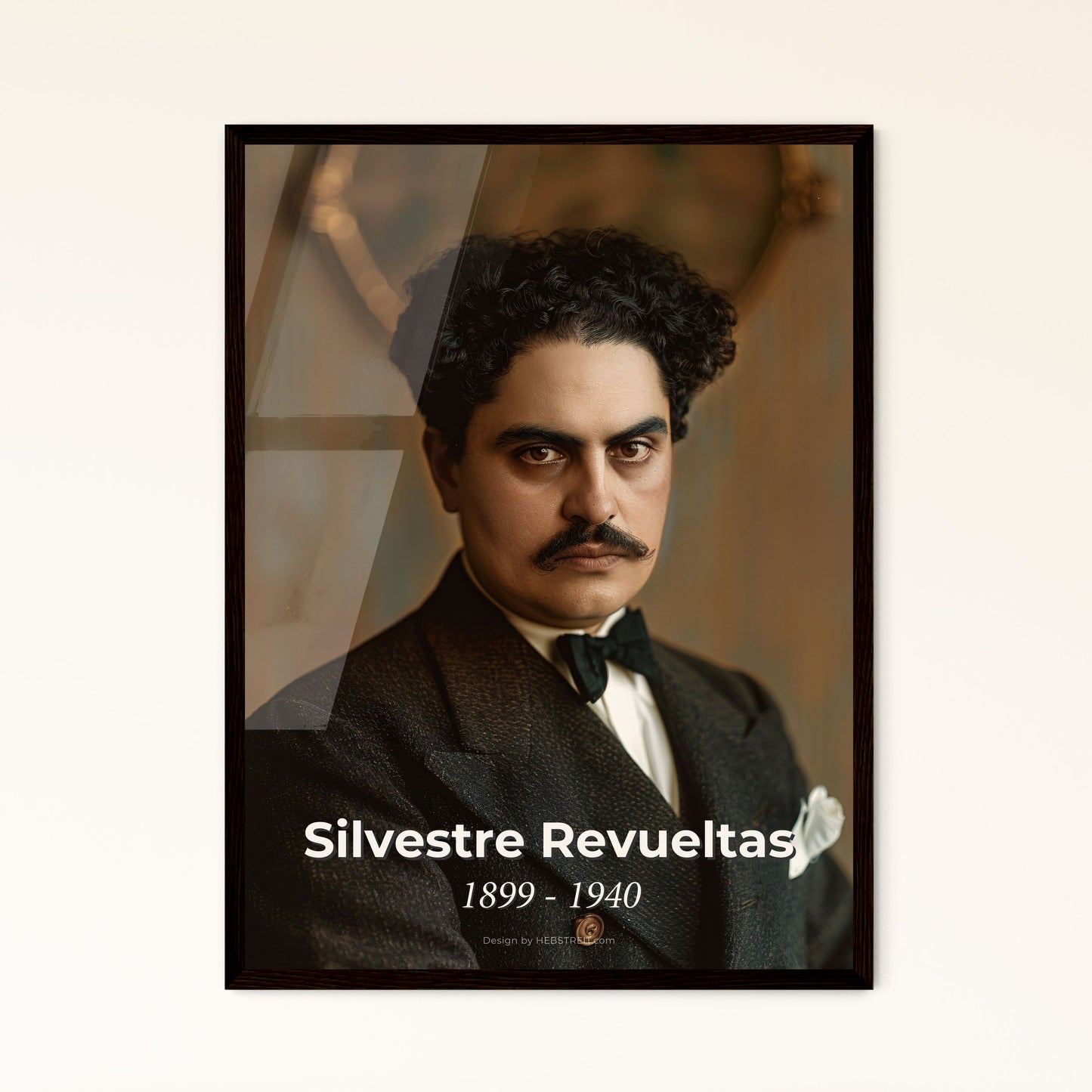 Silvestre Revueltas: Captivating Portrait of the Iconic Mexican Compose - Exquisite Art Print for Timeless Home Elegance