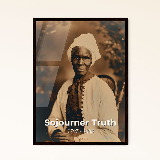 Sojourner Truth: A Powerful Legacy - Abolitionist & Women's Rights Pioneer, Captured in Stunning Monochrome Artistry