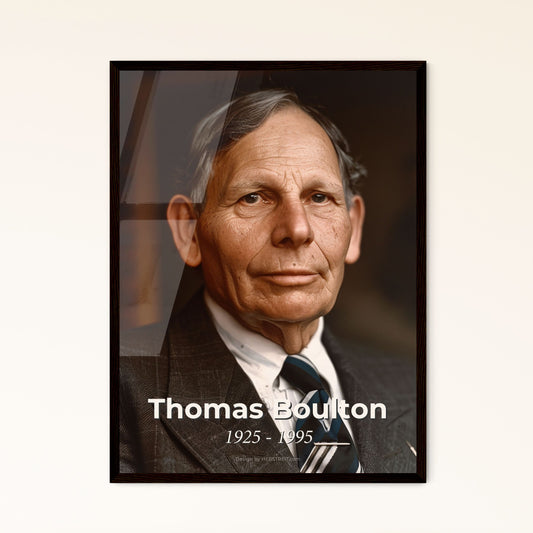 Timeless Tribute: Thomas Boulton, Esteemed Anesthesiologist - A Cinematic Monochrome Portrait in Rustic Elegance