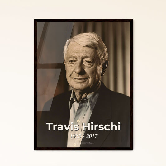 Travis Hirschi Portrait: Celebrated American Criminologist & Creator of Social Bond Theory - A Timeless Art Piece for Your Space