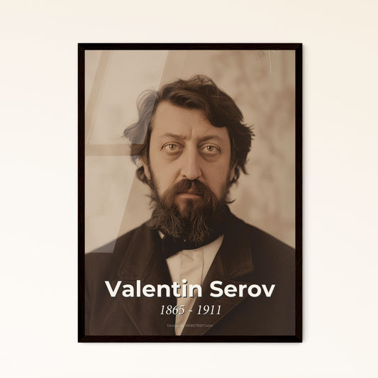 Valentin Serov-Inspired Portrait: Optimistic Elegance in Ultra-Realistic Style - Perfect Gift or Home Décor Statement Piece