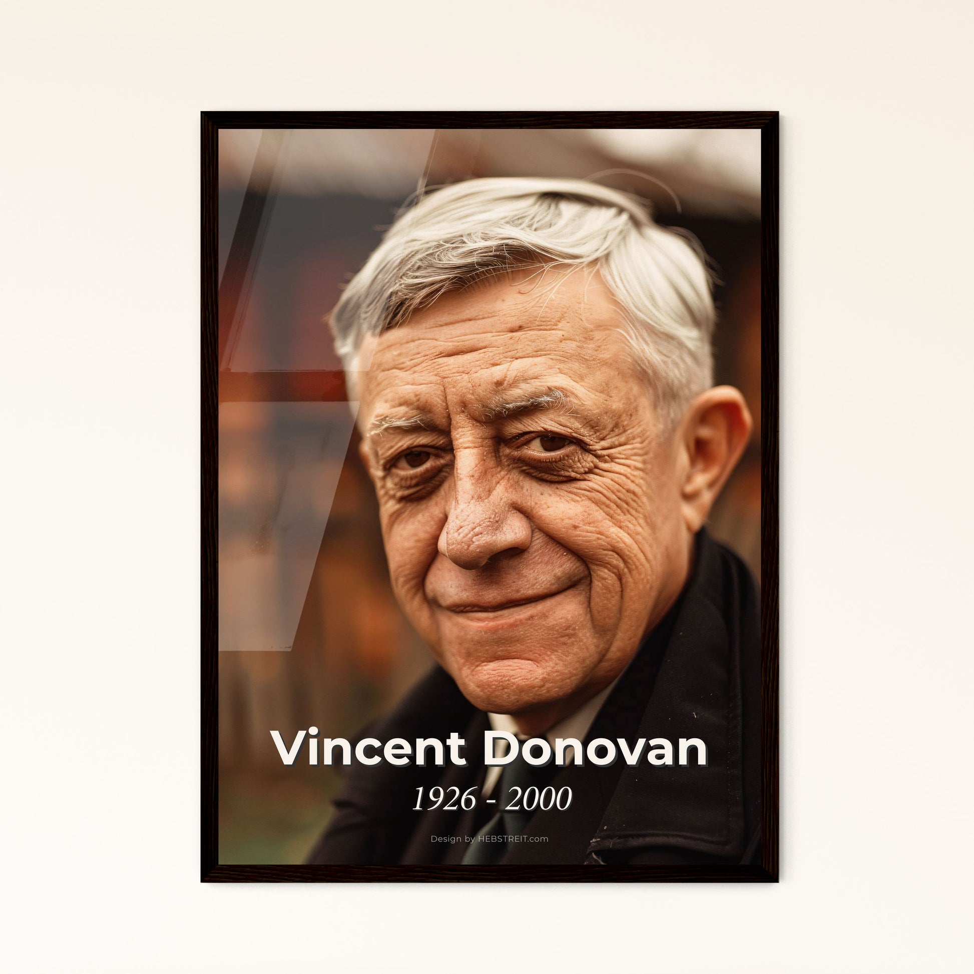 Vincent Donovan: Iconic Portrait of an American Missionary with the Maasai - Authentically Captured in Cinematic Detail.