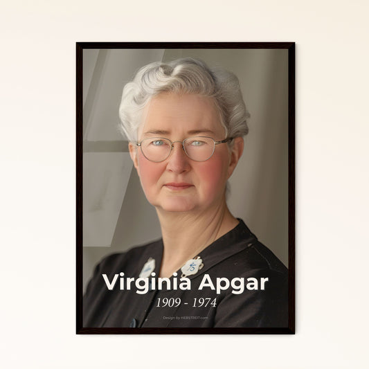 Virginia Apgar: Innovator of Newborn Health - Striking Art Print Capturing the Legacy of a Pioneering Anesthetist