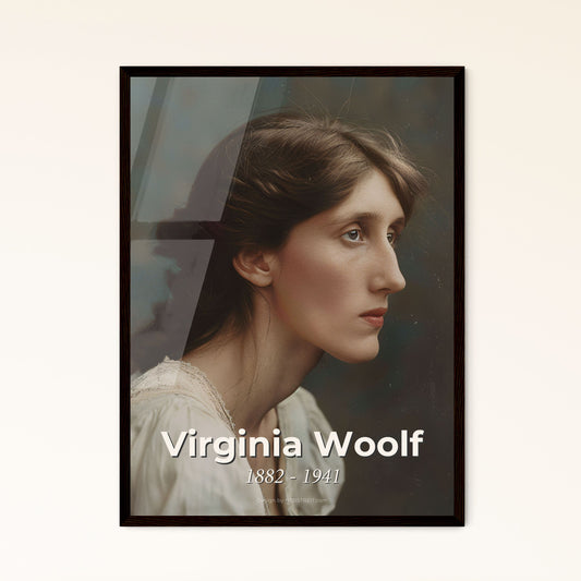 Timeless Elegance: Virginia Woolf Portrait - 1882-1941, Icon of Modernism in Ultra-Realistic Sepia, Perfect Gift for Art Lovers!