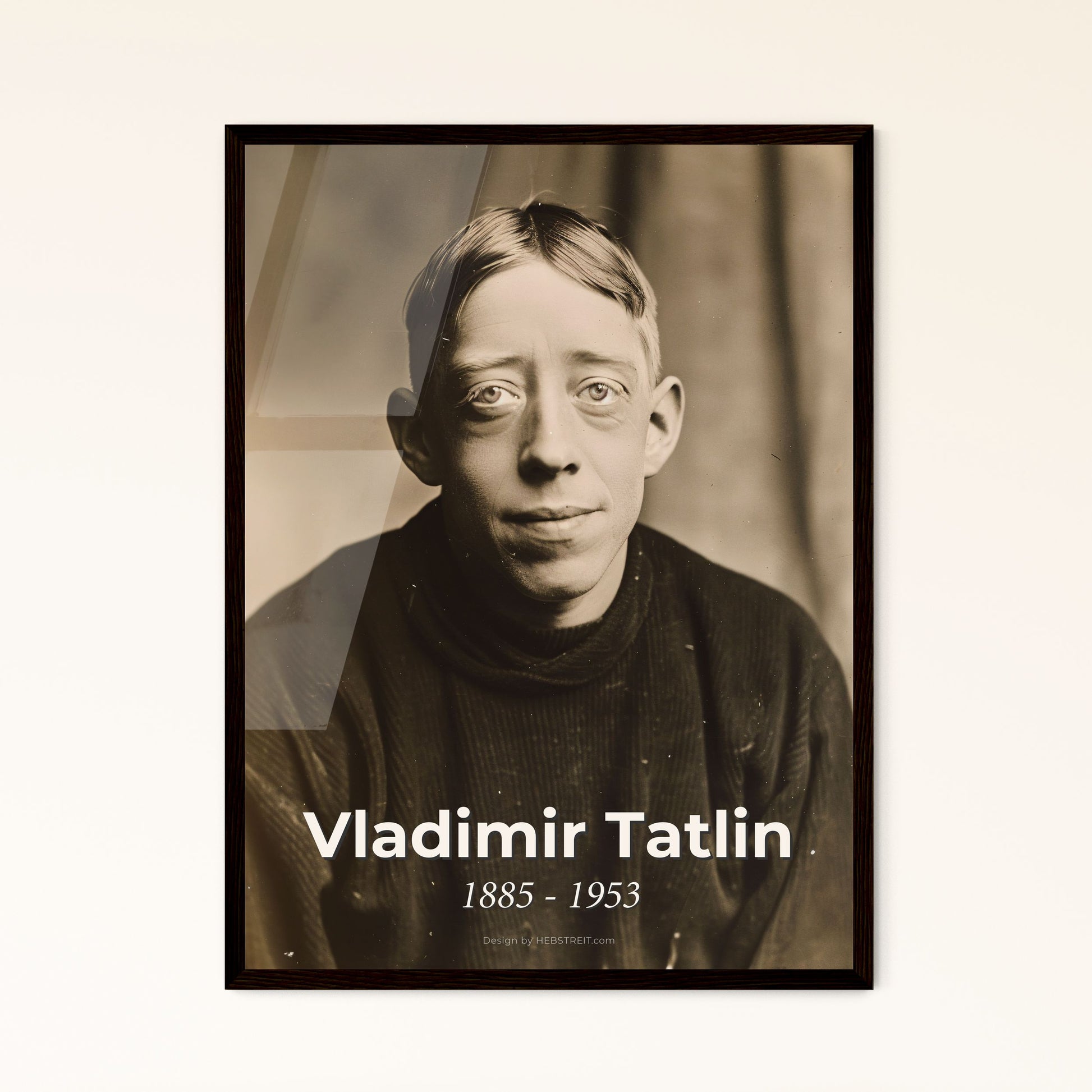 Vladimir Tatlin: Iconic Russian Constructivist - Stunning Ultra-Realistic Portrait Print for Timeless Home Decor & Gift Giving