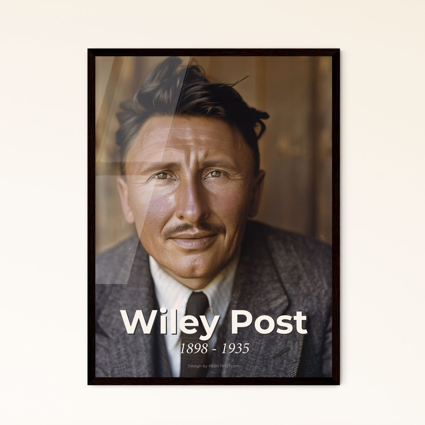 Wiley Post: Pioneer Aviator & World Explorer - Exquisite Cinematic Print for Timeless Home Décor & Unique Gift Ideas