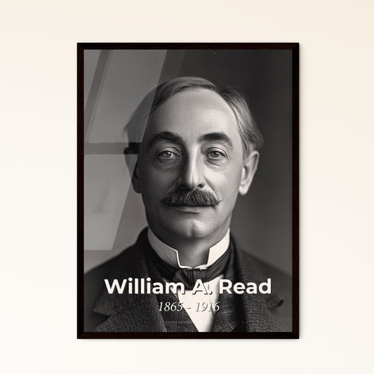 Timeless Elegance: William A. Read Portrait - Founder of Dillon, Read & Co., Stunning Cinematic Print for Sophisticated Decor