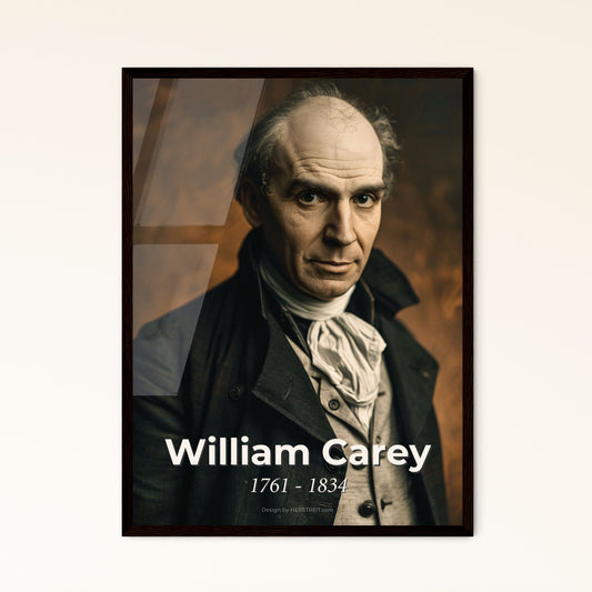 Visionary Pioneer: William Carey (1761-1834) - Father of Modern Missions - Stunning Artistic Portrait for Inspiring Home Décor