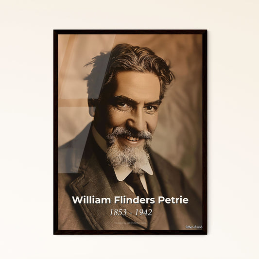 Timeless Tribute to William Flinders Petrie: Father of Modern Archaeology - Exquisite Cinematic Portrait for Your Home Decor