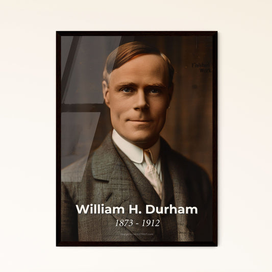 William H. Durham: Icon of Early American Pentecostalism - Stunning Ultra-Realistic Portrait in Timeless Monochrome & Sepia