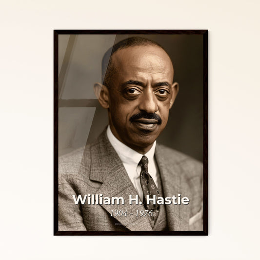 William H. Hastie: Trailblazing Federal Judge & Civil Rights Champion - Stunning Ultrarealistic Print for Inspired Home Decor