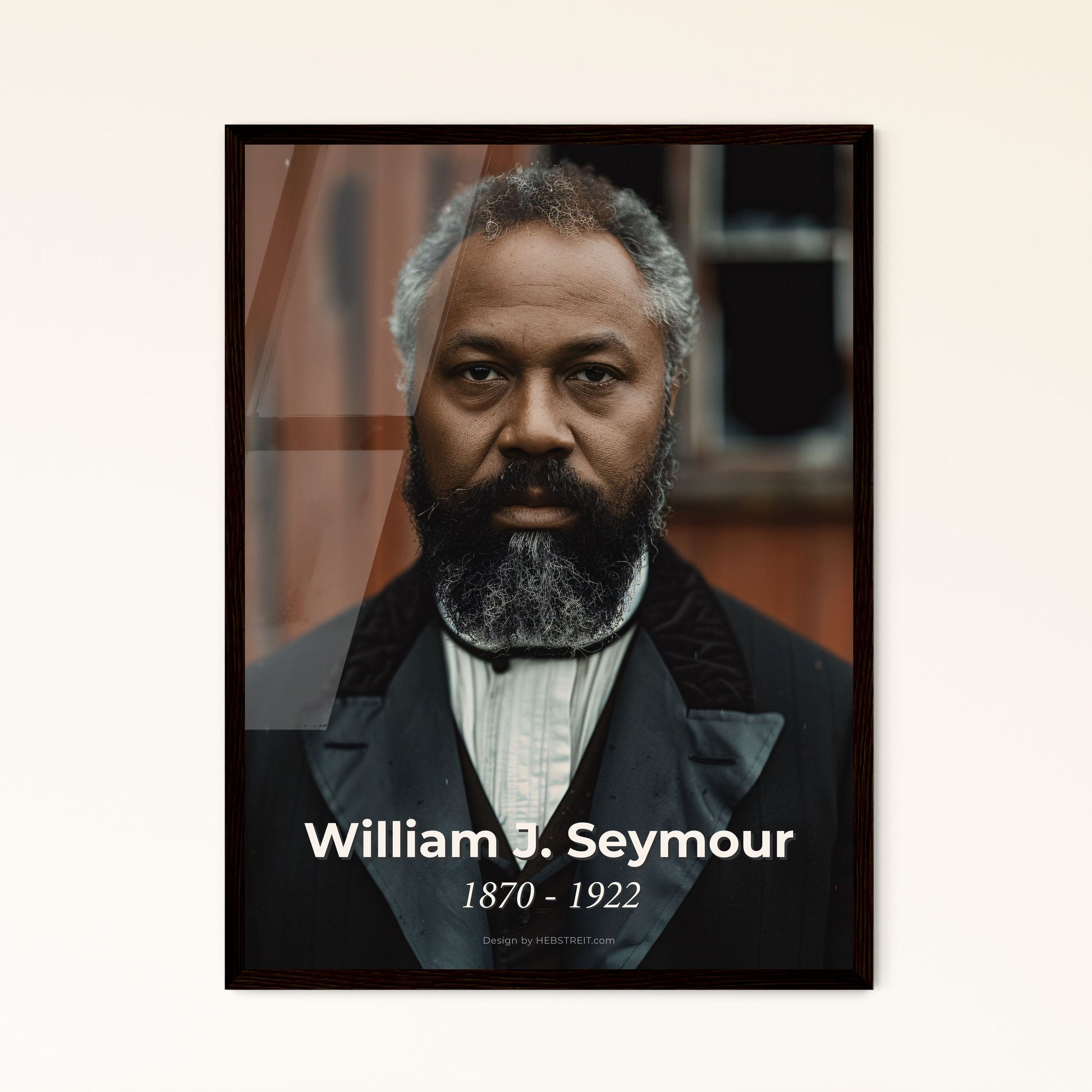 William J. Seymour: Visionary Leader of Pentecostalism - Exquisite Cinematic Portrait for Timeless Home Decor