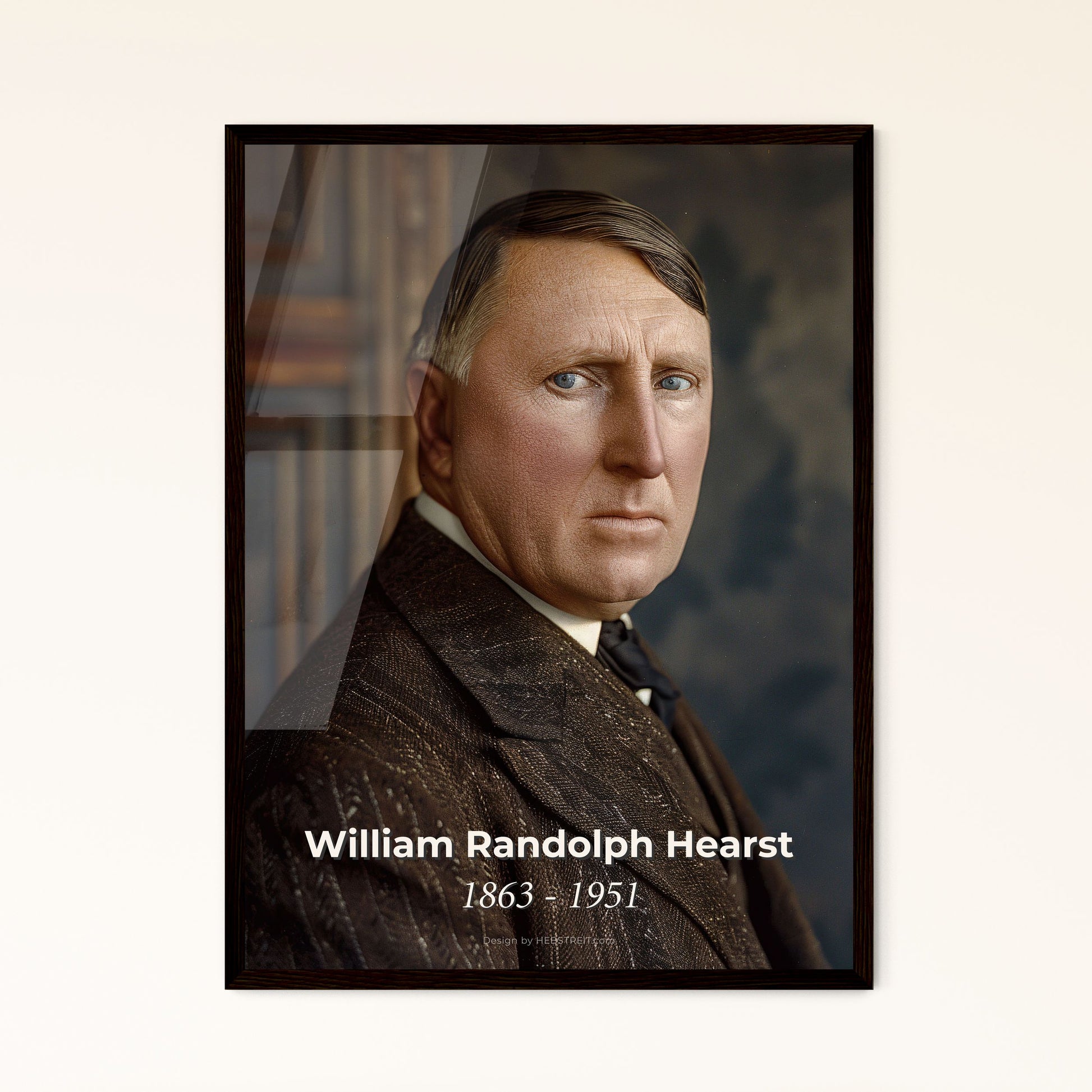 William Randolph Hearst: Icon of American Media - Timeless Portrait in Cinematic Elegance for Home Décor & Gifting