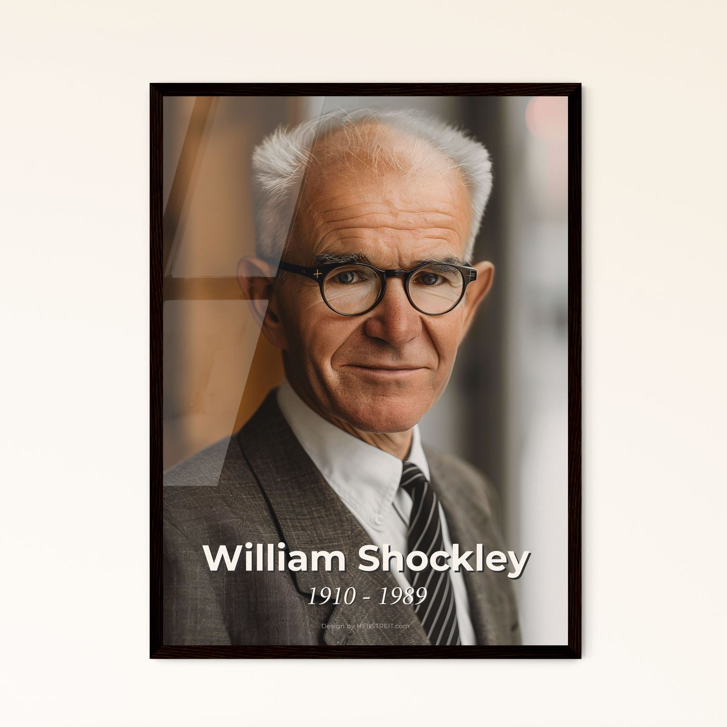 Timeless Tribute: William Shockley, Visionary Physicist & Transistor Co-Inventor - Stunning High-Quality Art Print & Frame Options