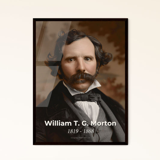 Timeless Tribute to William T. G. Morton: Pioneering Anesthesia & Dentistry - Exquisite Art Print for Home Decor & Gifting