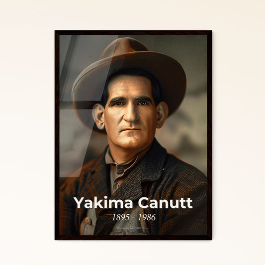 Yakima Canutt: Pioneer Stuntman & Actor - A Cinematic Tribute in Monochrome Art for Exquisite Home Decor & Unique Gifts