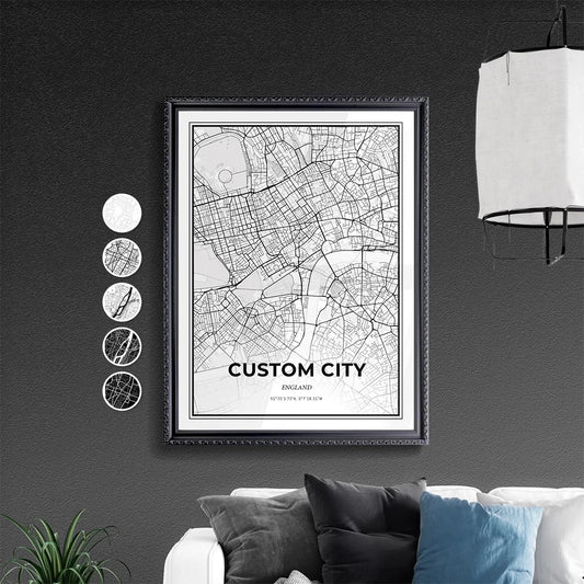 Scandinavian Custom Map Print – Submit a Place That Matters.