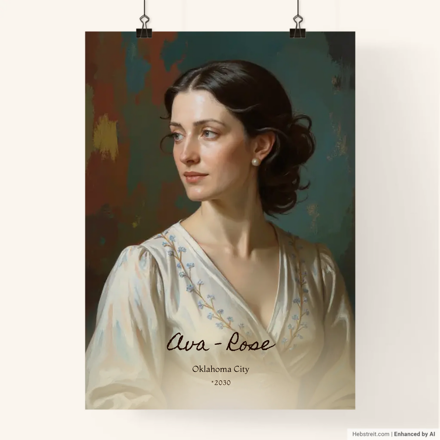 Custom Oil Painting Portrait Print