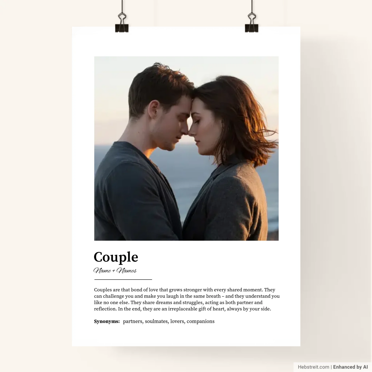 Custom Watercolor Art Poster