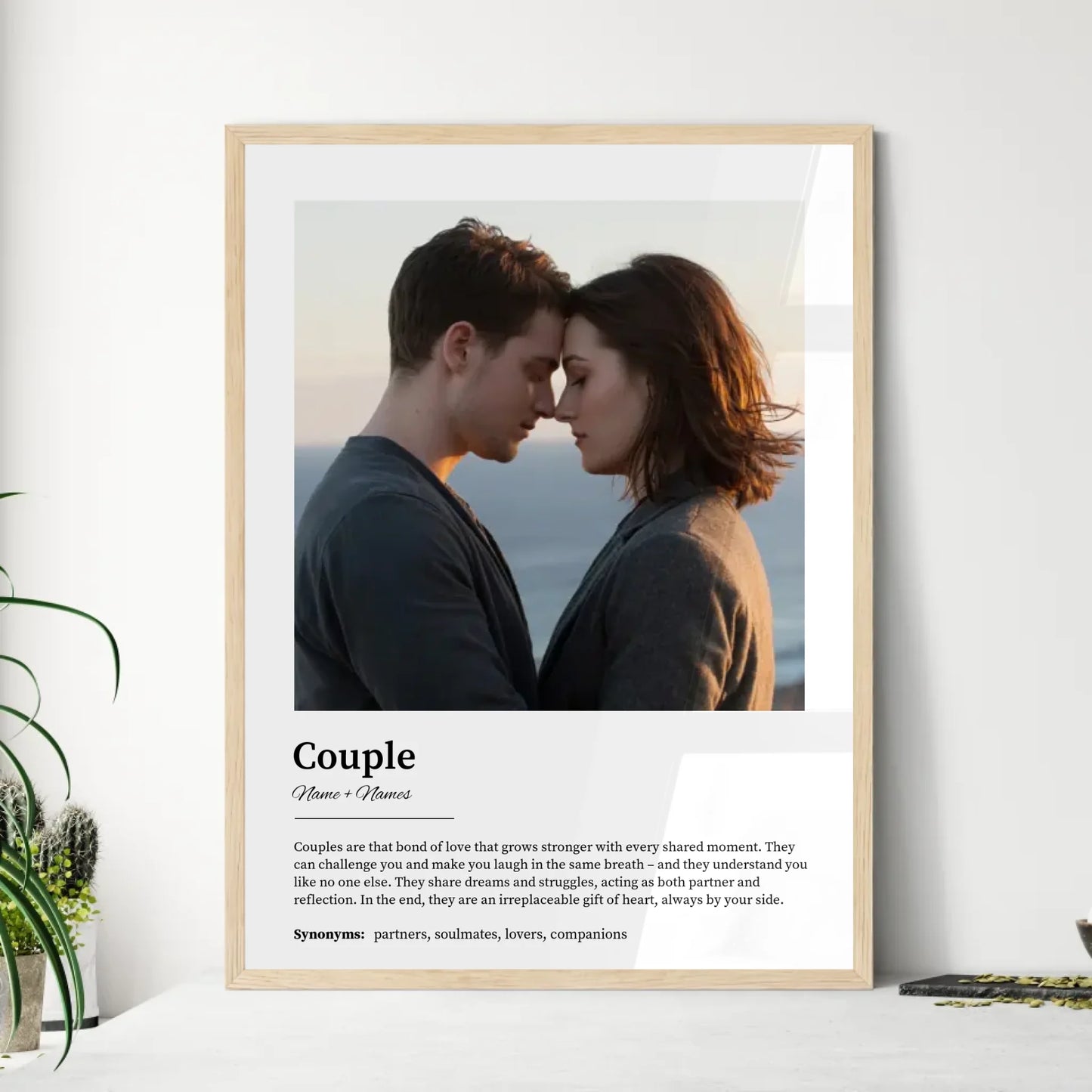 Natural Framed Watercolor Art Print