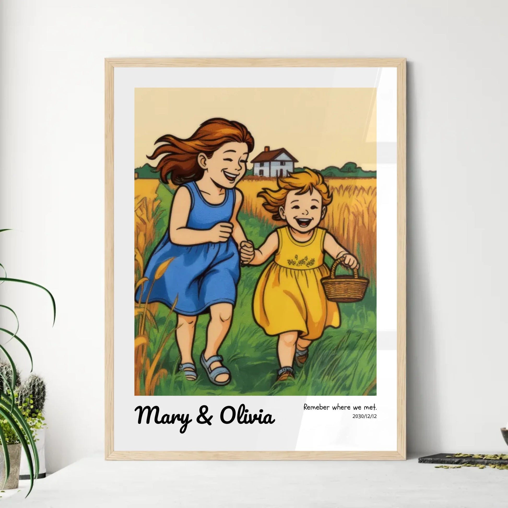 Framed Custom Wall Art for Kids