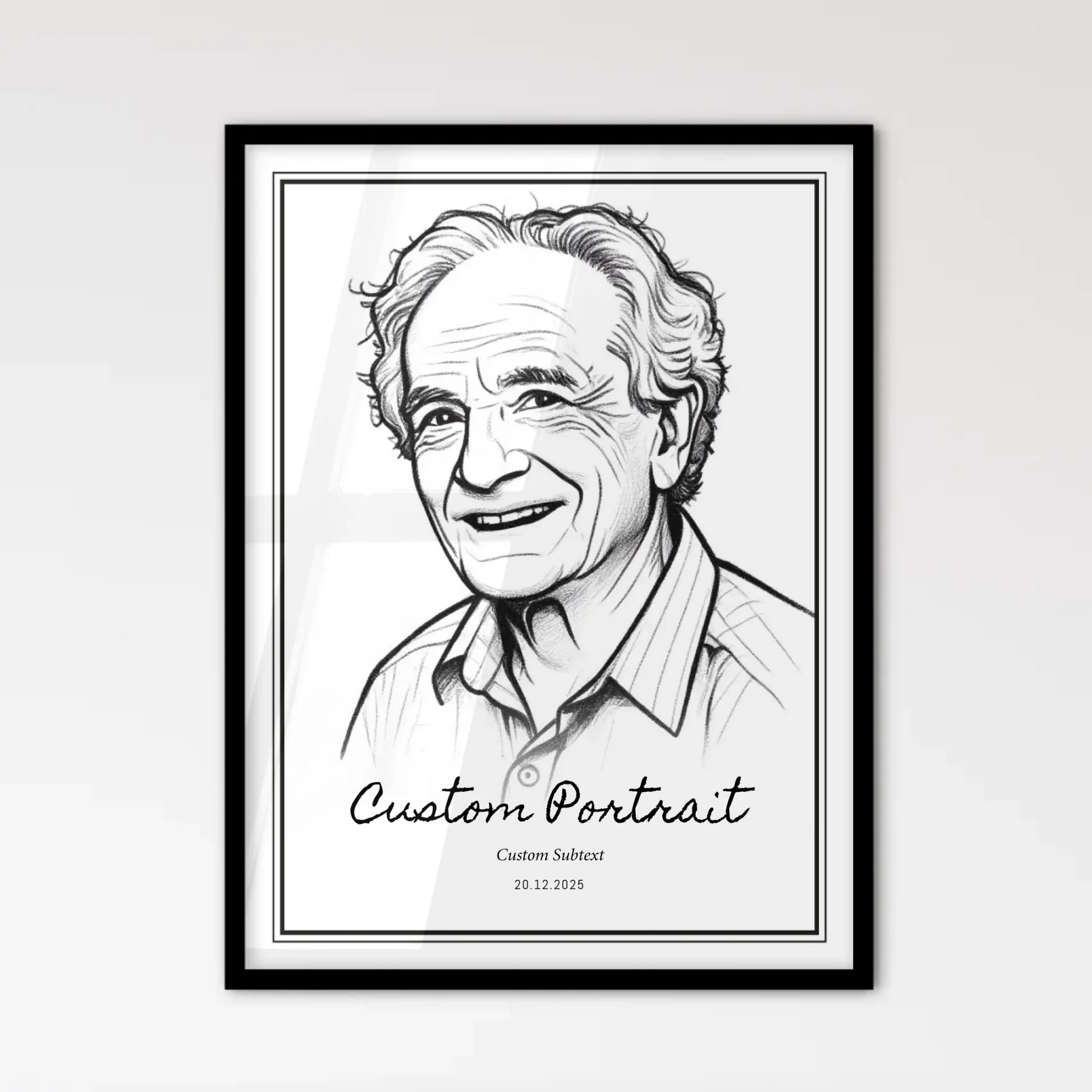 Custom Portrait Framed Poster