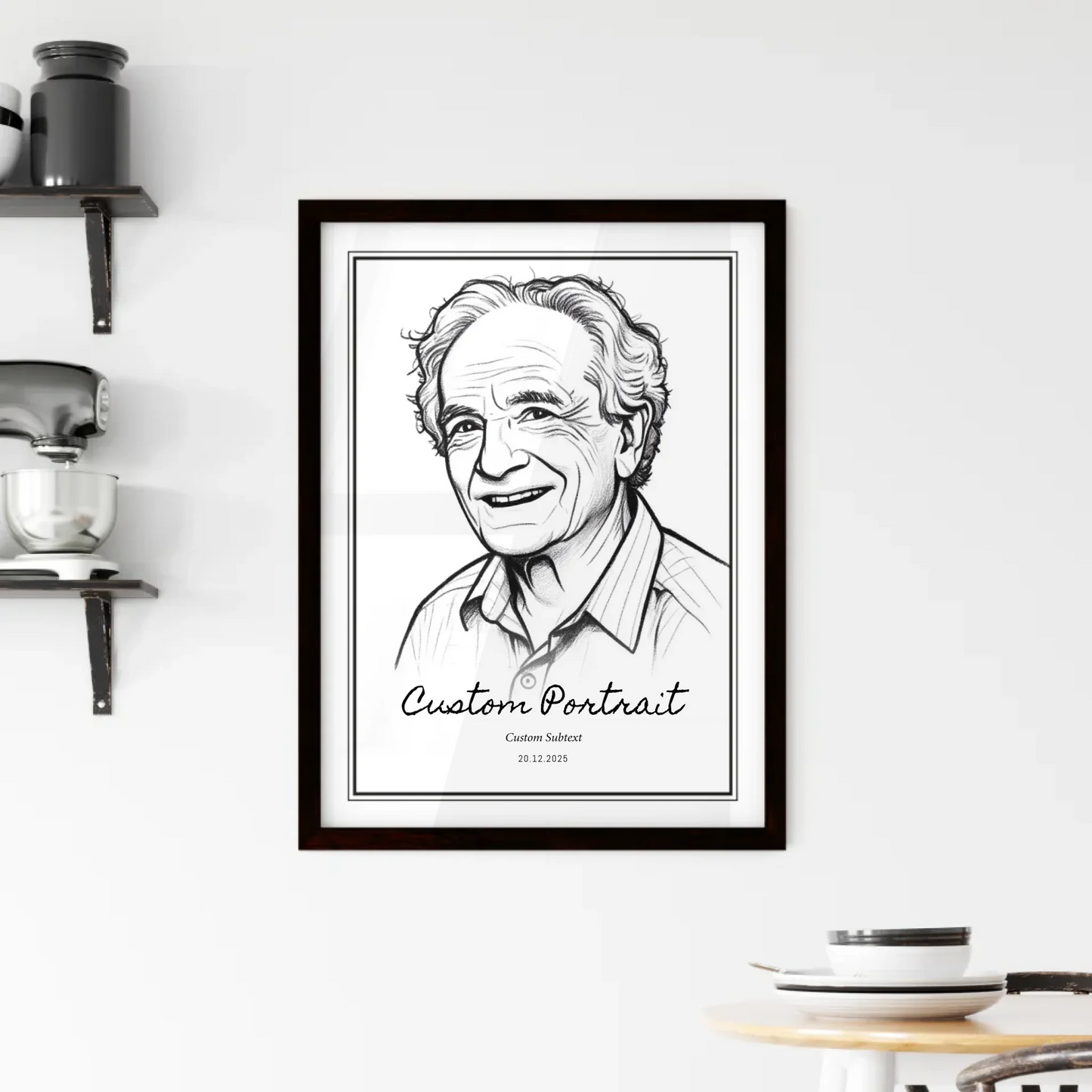 Custom Portrait Framed Print